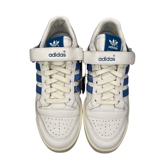 Adidas Forum 84 Low Goat Skin Leather White Royal Shoes JI4658 Mens Size 9-12 - Picture 7 of 9